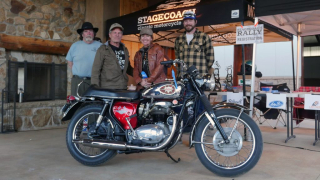 2025 1st Place 69 & Older - 1968 BSA A65 Carrie & Bob Hemme