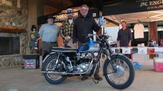 2025 1st Place Best Restored - 1965 Triumph T120 Roger Fitch